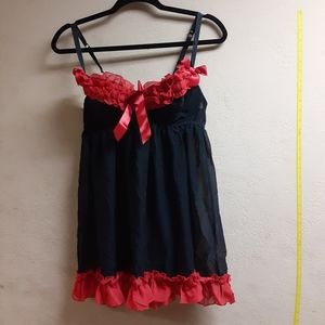 Rhumba ruffled babydoll & panty